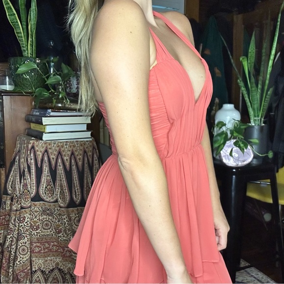NWT H&M Halter Pleated Cocktail Dress - Picture 6 of 6